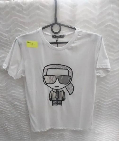 Biała koszulka Karl Lagerfeld